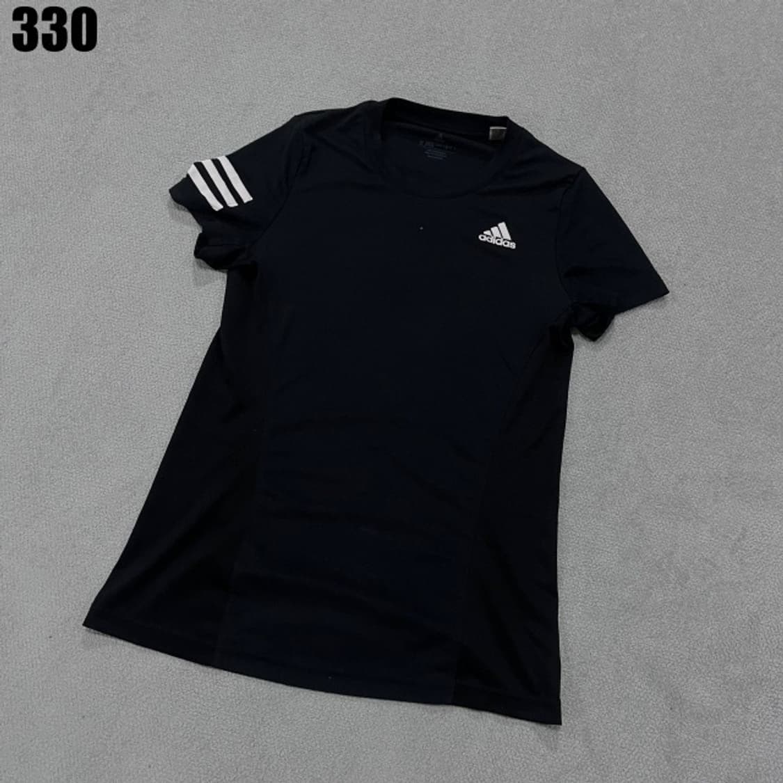 아디다스 삼선 블랙 반팔 상품이미지1