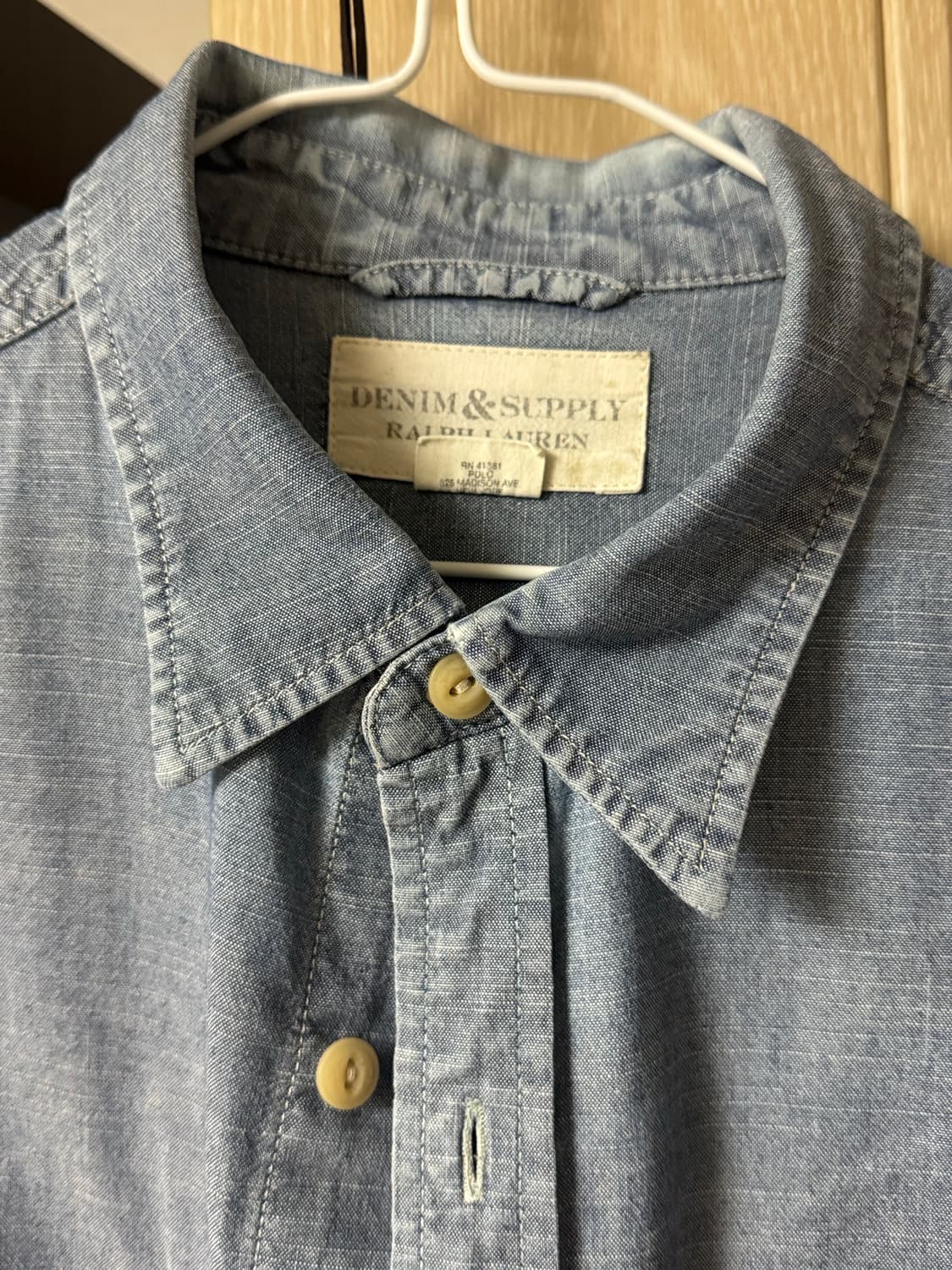 데님 앤 서플라이 랄프로렌 샴브레이 셔츠 상품이미지4