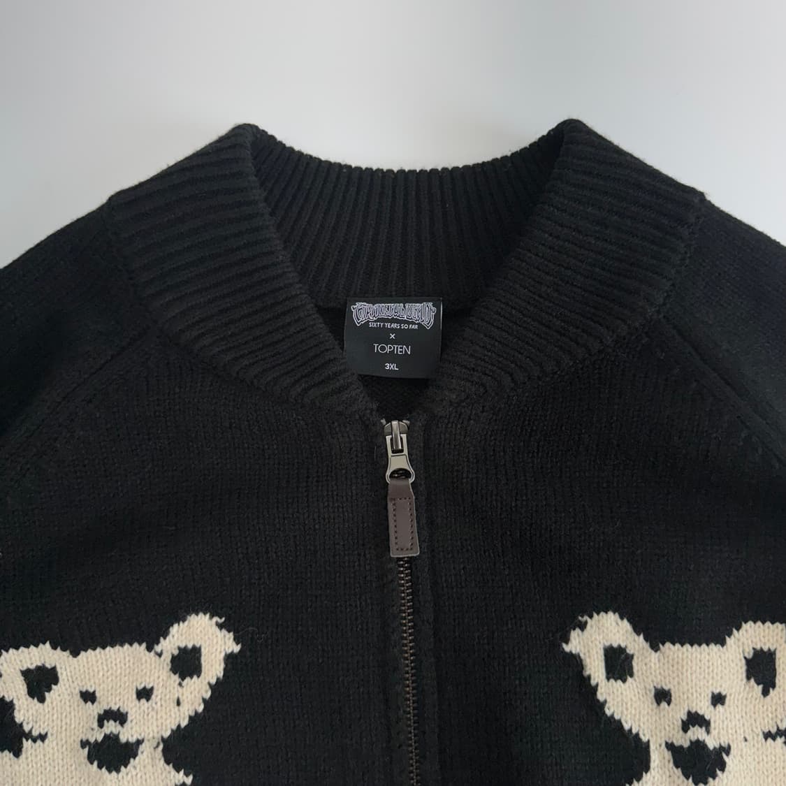 Top ten Grateful Dead 탑텐X그레이트풀니트 집업 가디건  상품이미지5