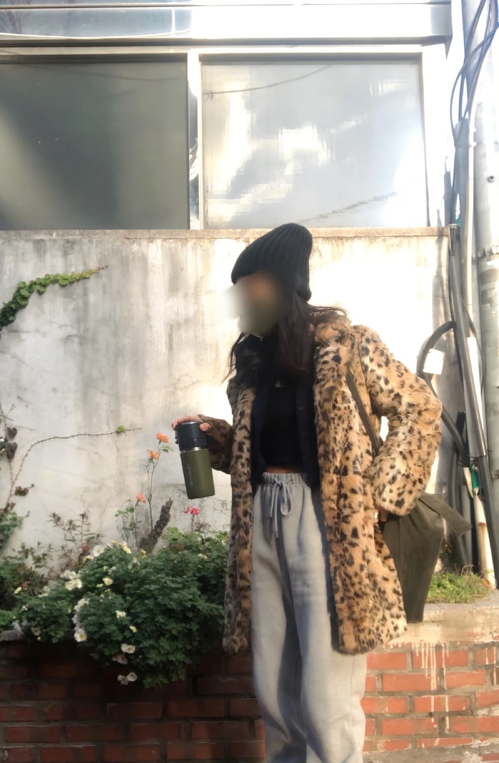 레오파드 퍼코트/캐나다 ARITZIA 퍼자켓 S,M 상품이미지2