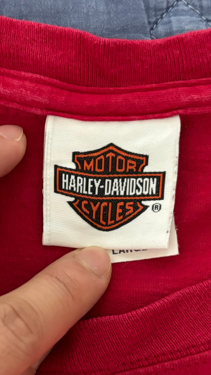 00s Harley Davidson ALASKA T-shirt 상품이미지5