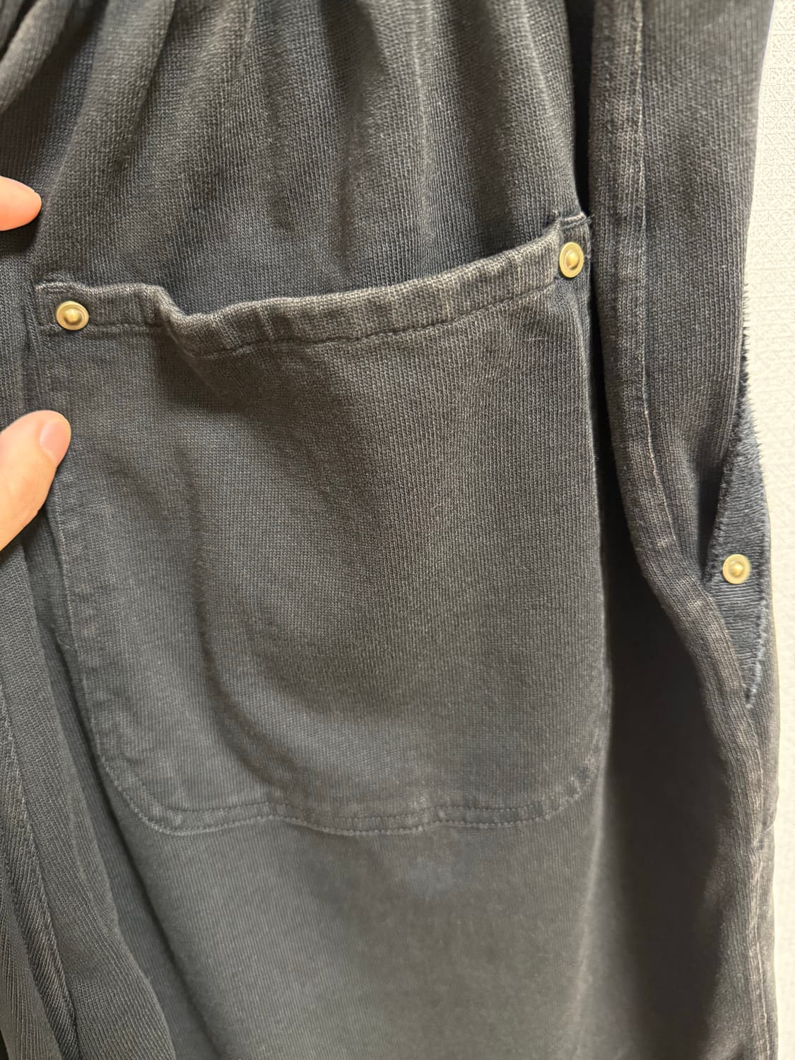 본로우 페이드 코튼 저지 팬츠 2사이즈 새상품 상품이미지5