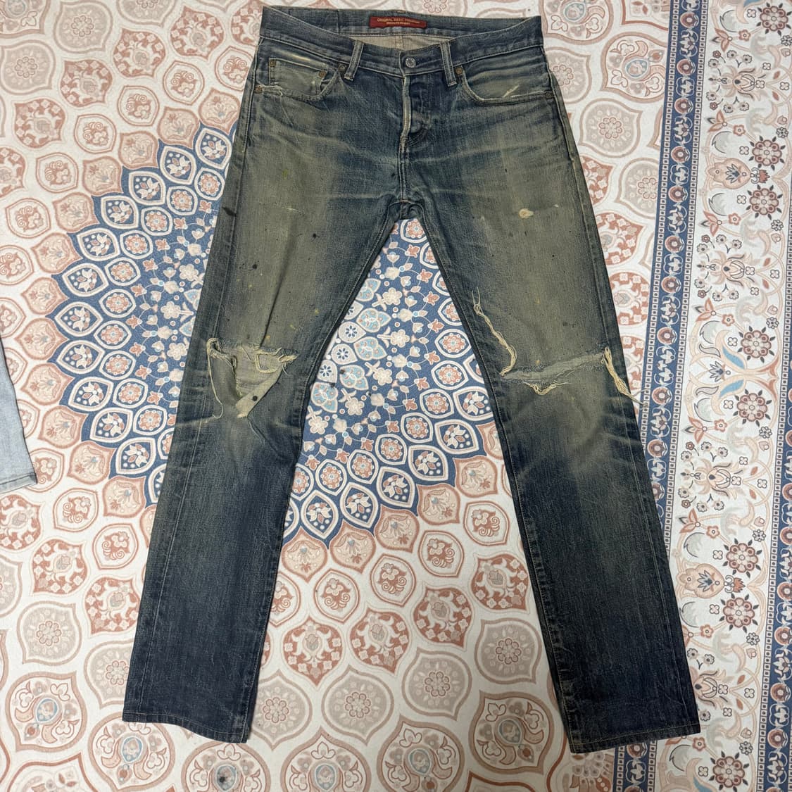 유니클로 재팬 셀비지 무파진 상품이미지1