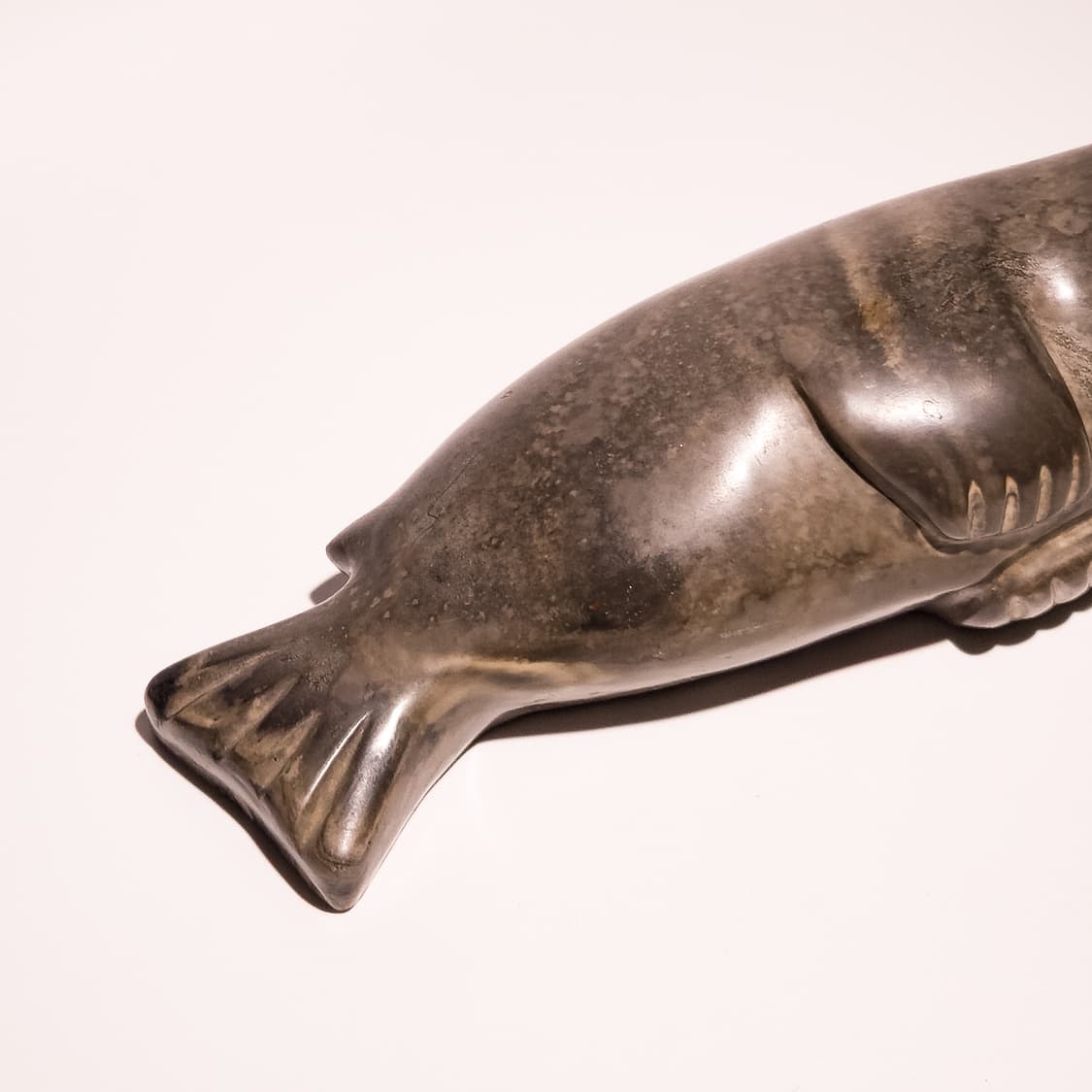 Inuit Hand-carved Soapston Walrus 상품이미지5
