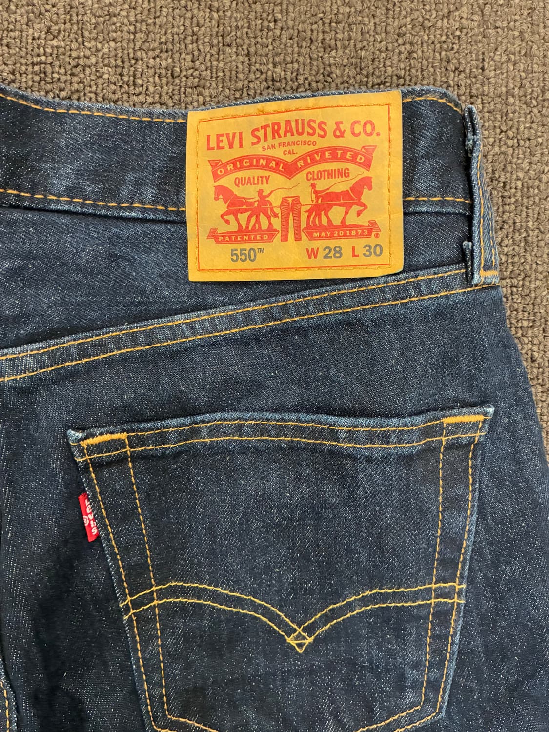 28)리바이스 550 빈티지 여성 일자핏 데님팬츠 상품이미지6