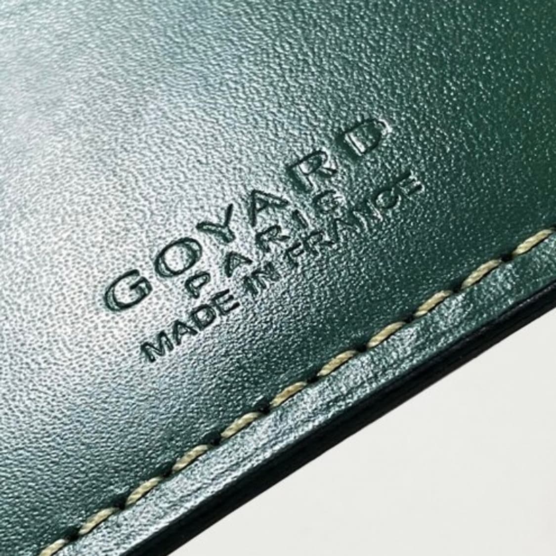 [정품] GOYARD 고야드 빅투와르 그린 카프스킨 반지갑 상품이미지6