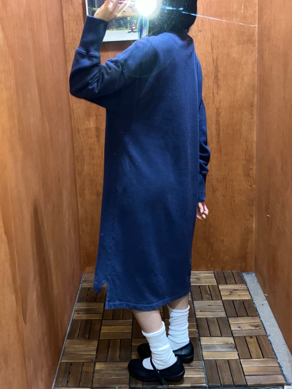 (M) Champion 챔피온 롱 스웻셔츠 맨투맨 원피스 상품이미지4