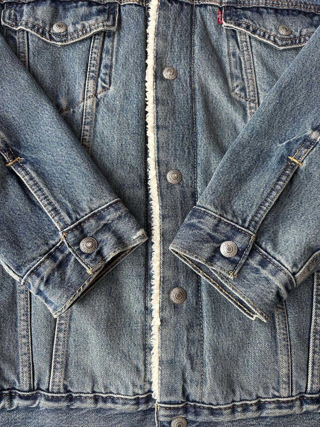 리바이스 쉐르파 트러커 데님자켓 XL 상품이미지4