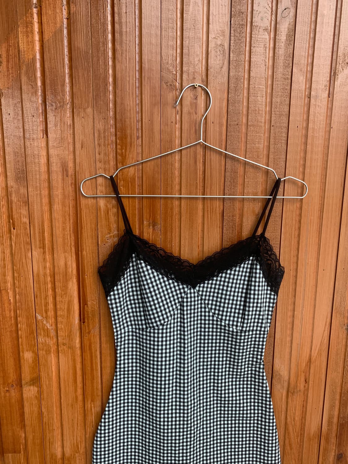 Check Lace Mini Dress 상품이미지5
