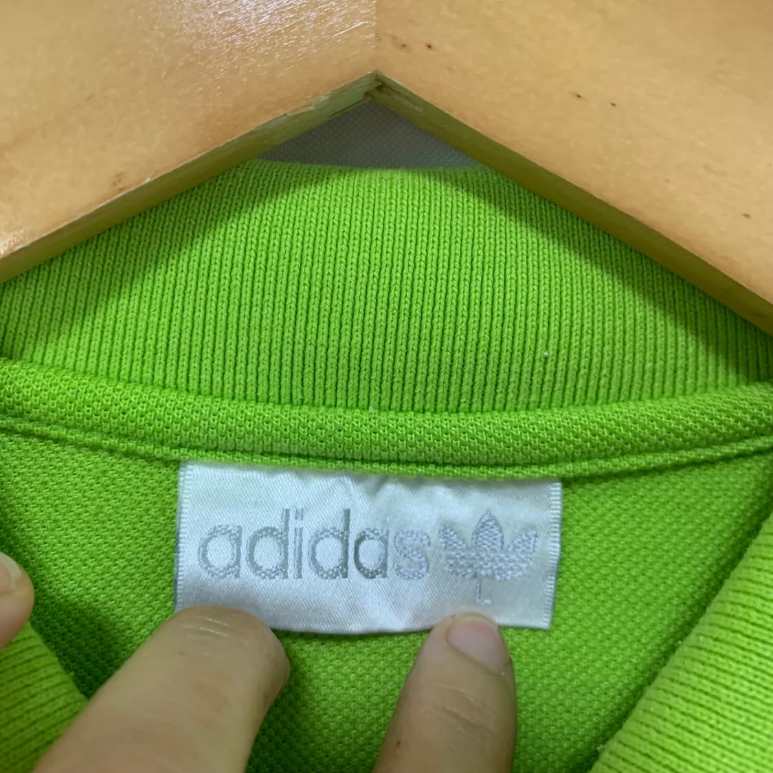 아디다스 빈티지 로고 pk 피케 기본 반팔 카라티 여성 L 폴로티 상품이미지6