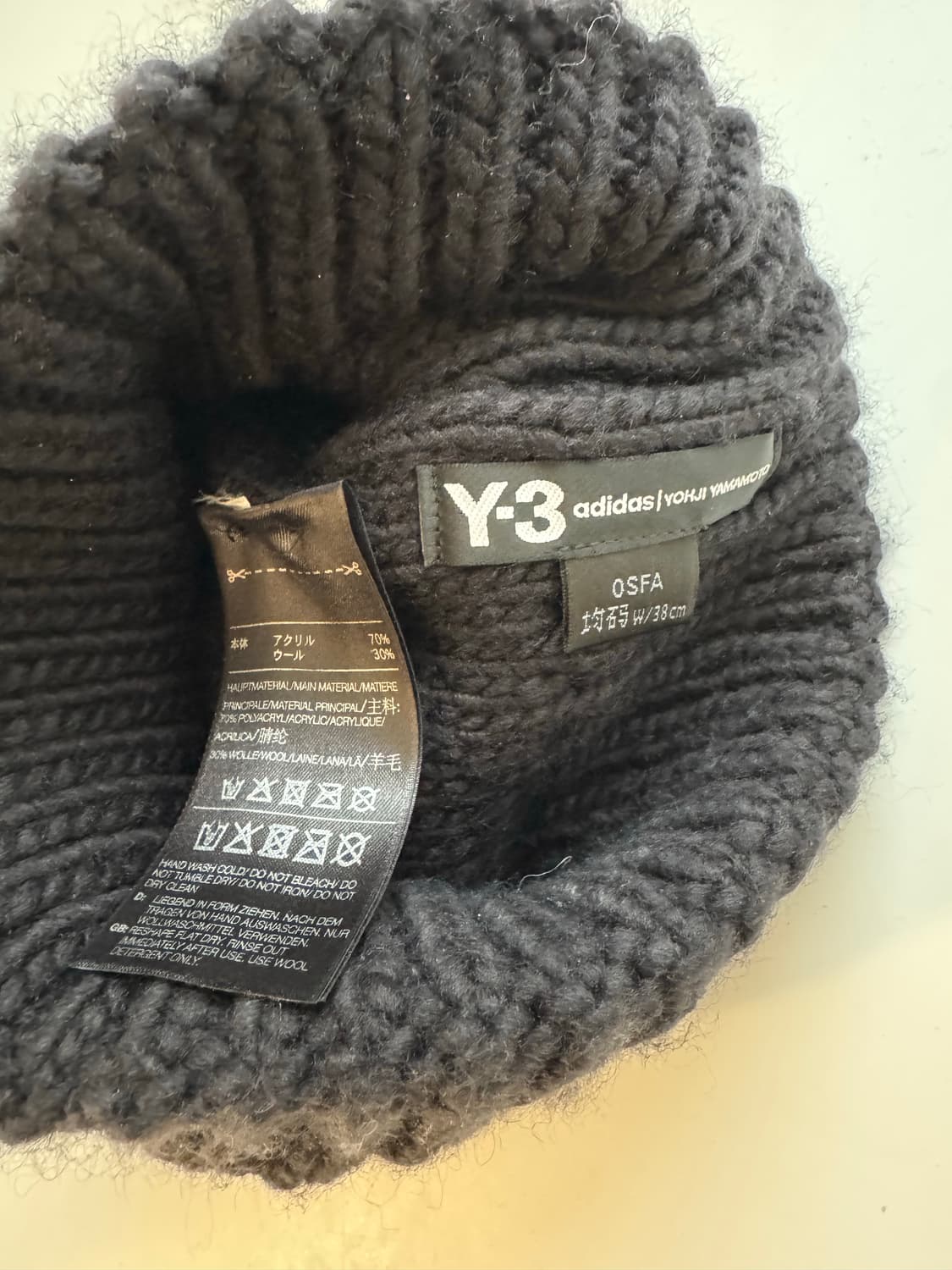 Y-3 니트 비니 상품이미지5