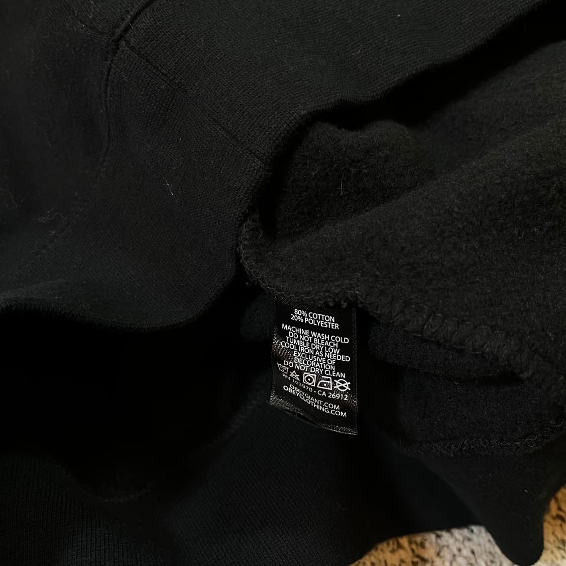 오베이 빅로고 후드티 상품이미지4