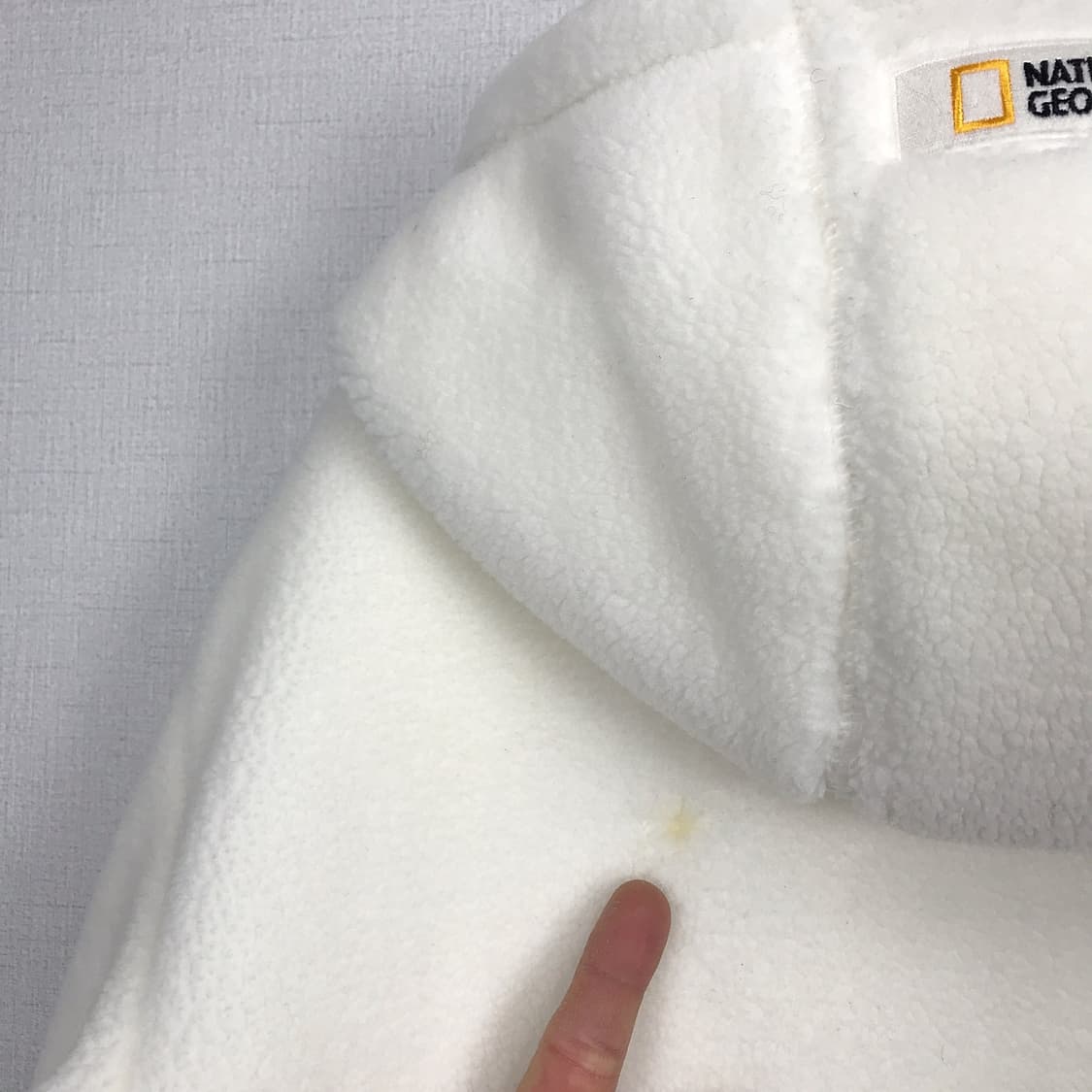 내셔널지오그래픽 뽀글이 후리스 후드집업 점퍼 남성M (95) 상품이미지5