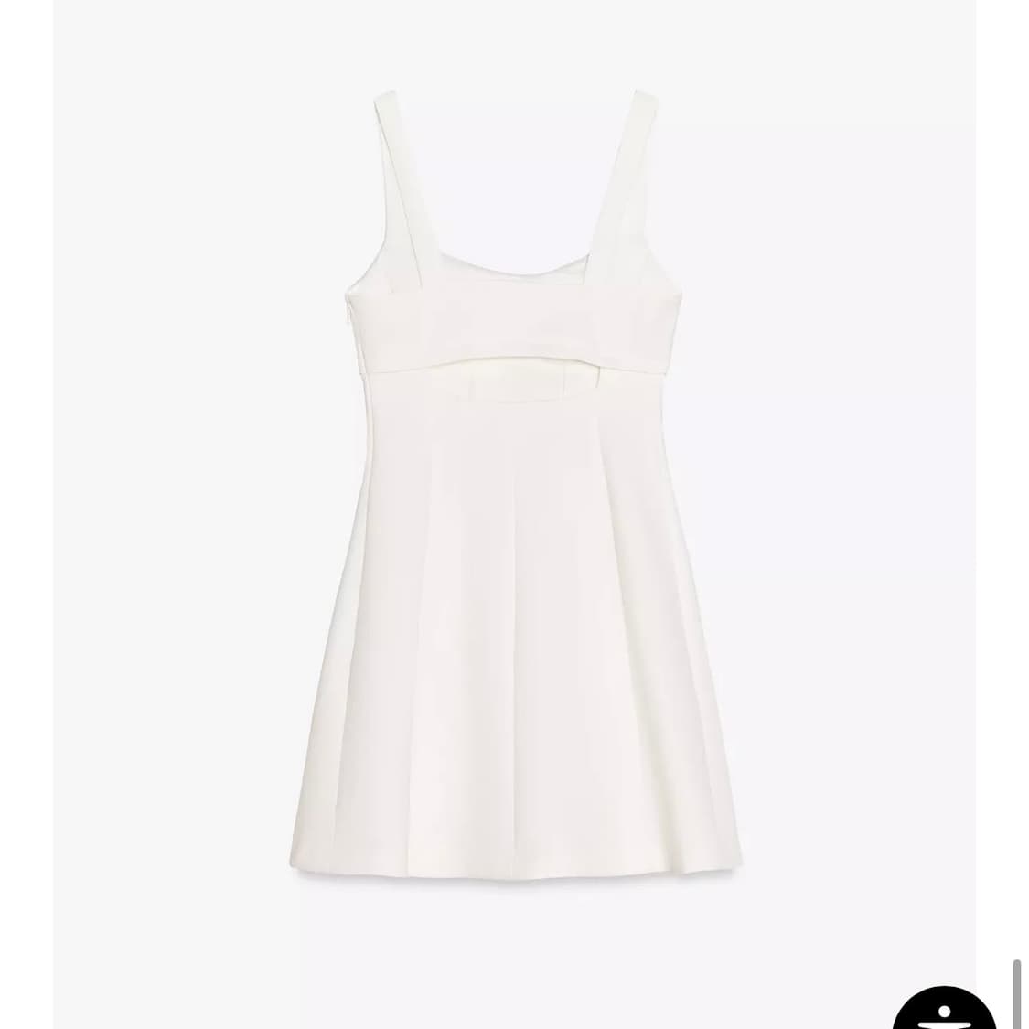 자라 화이트 미니 A라인 원피스 상품이미지2