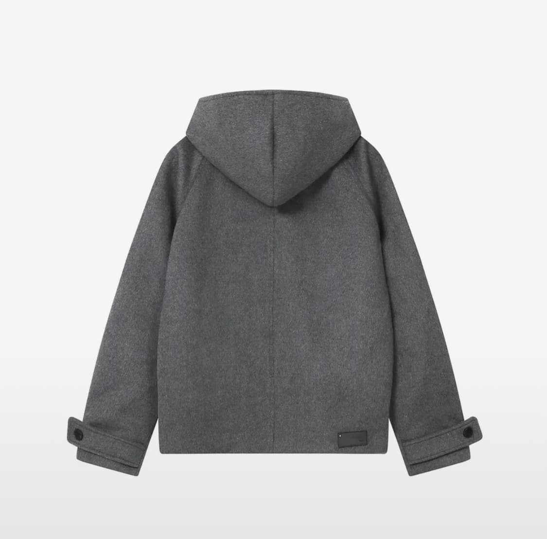 미세키서울 더블 버튼 하프 코트 (차콜) 상품이미지2