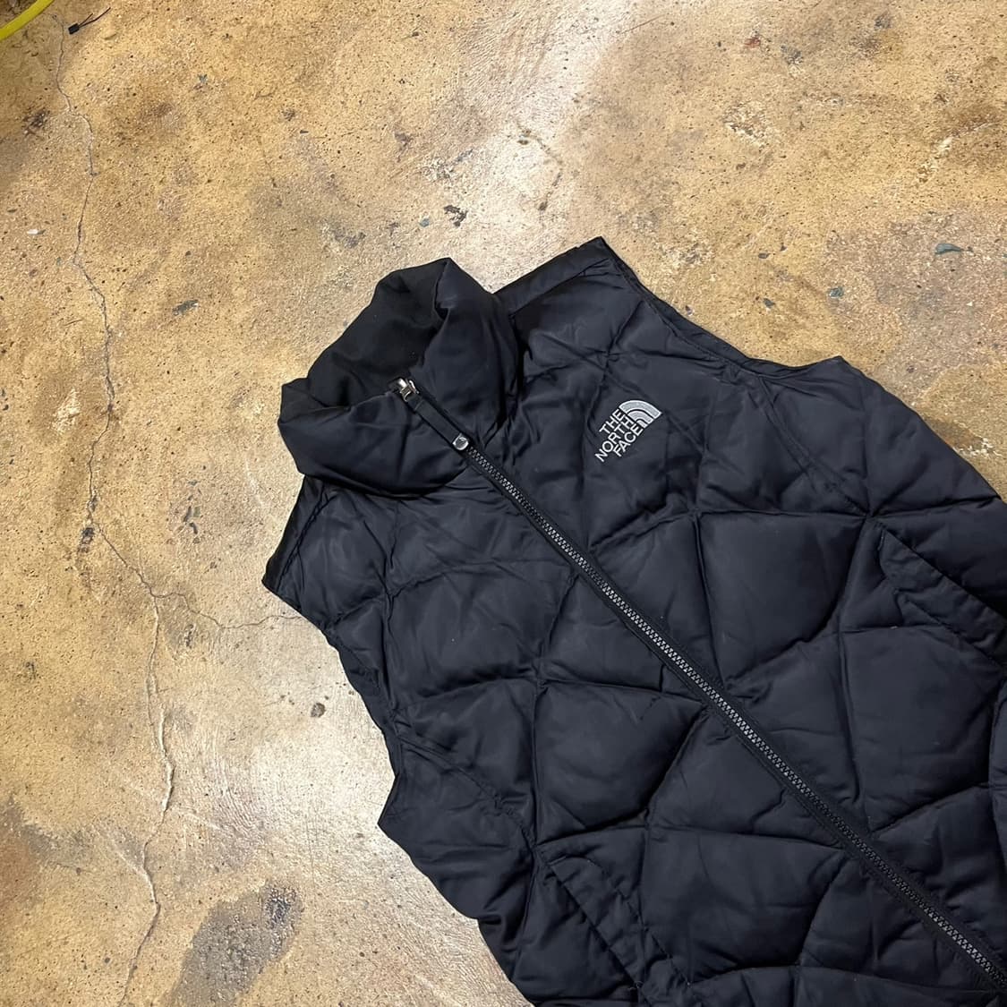 [정품/XS] 노스페이스 패딩 조끼 블랙 b19 상품이미지1