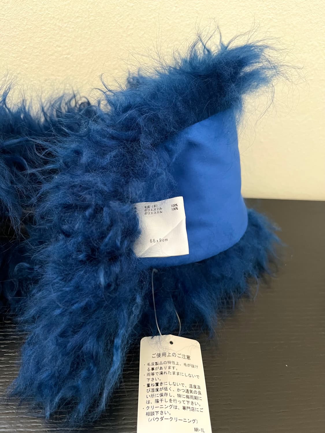 Japan vtg 양 프린지 머플러 상품이미지4