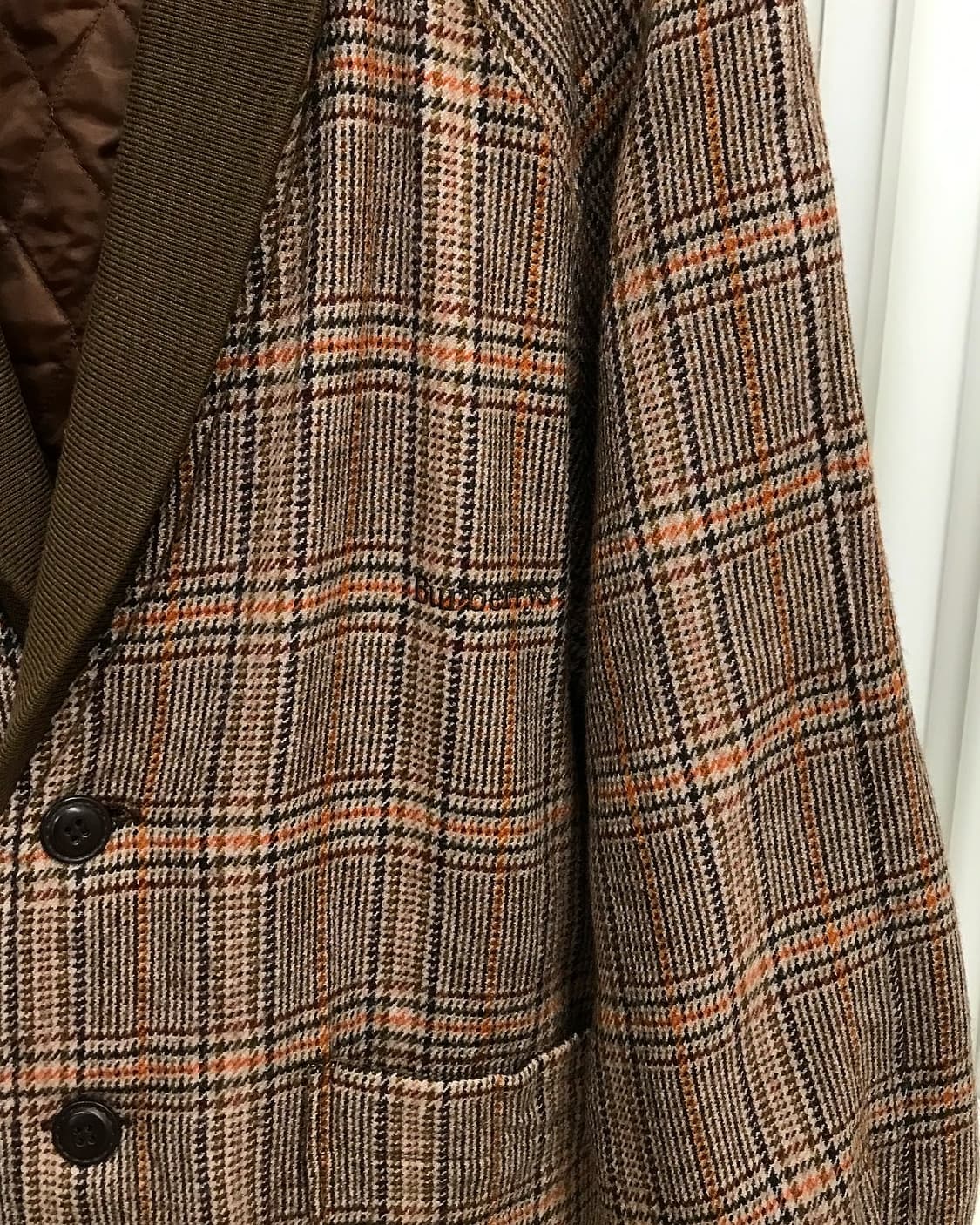 버버리 로고 체크 누빔 코트 상품이미지3