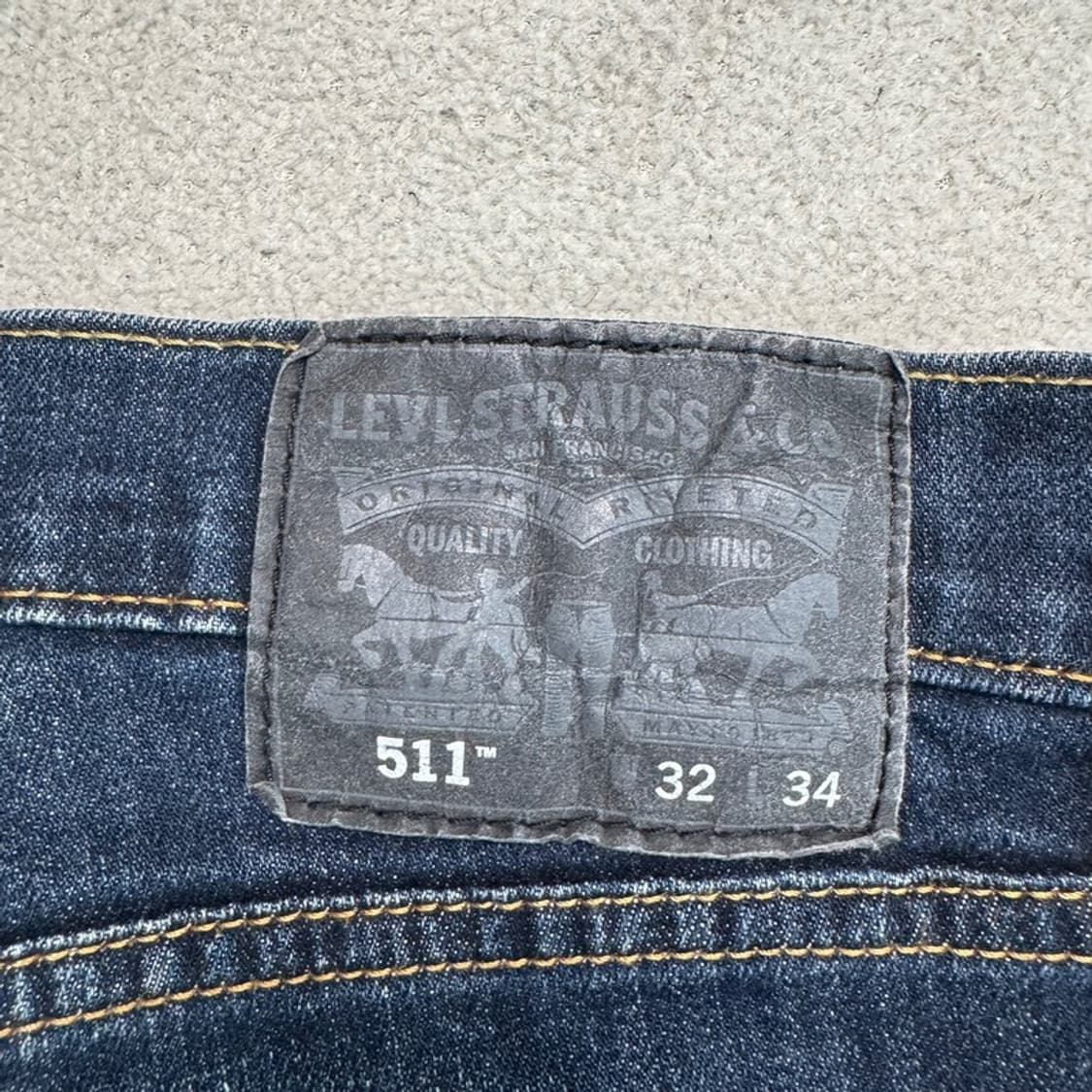 LEVI'S 511 워싱 데님팬츠 W32 L34 상품이미지4