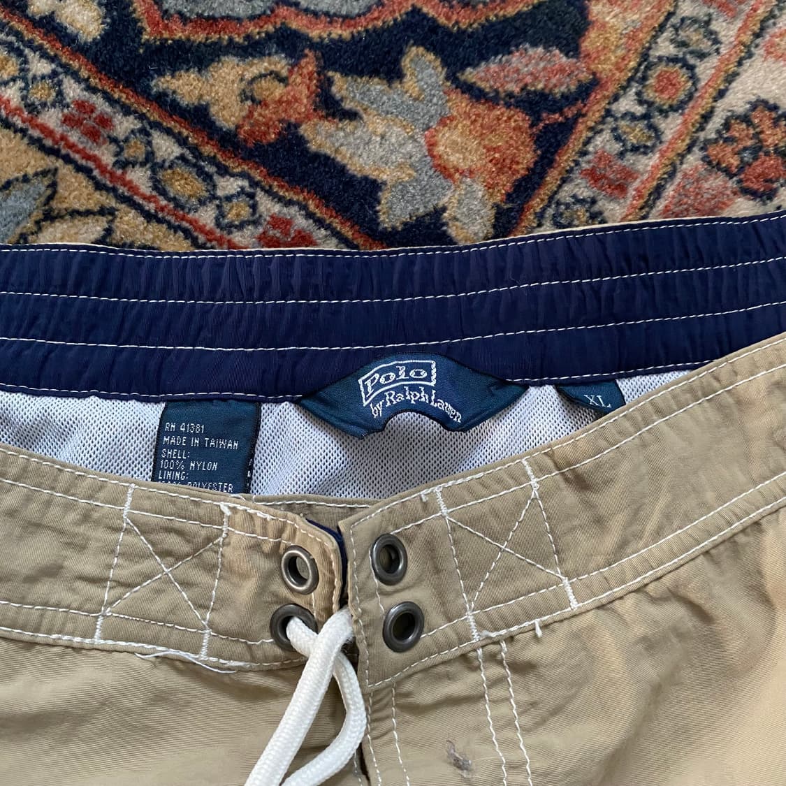 🌊90s Polo swim shorts beige XL 상품이미지6