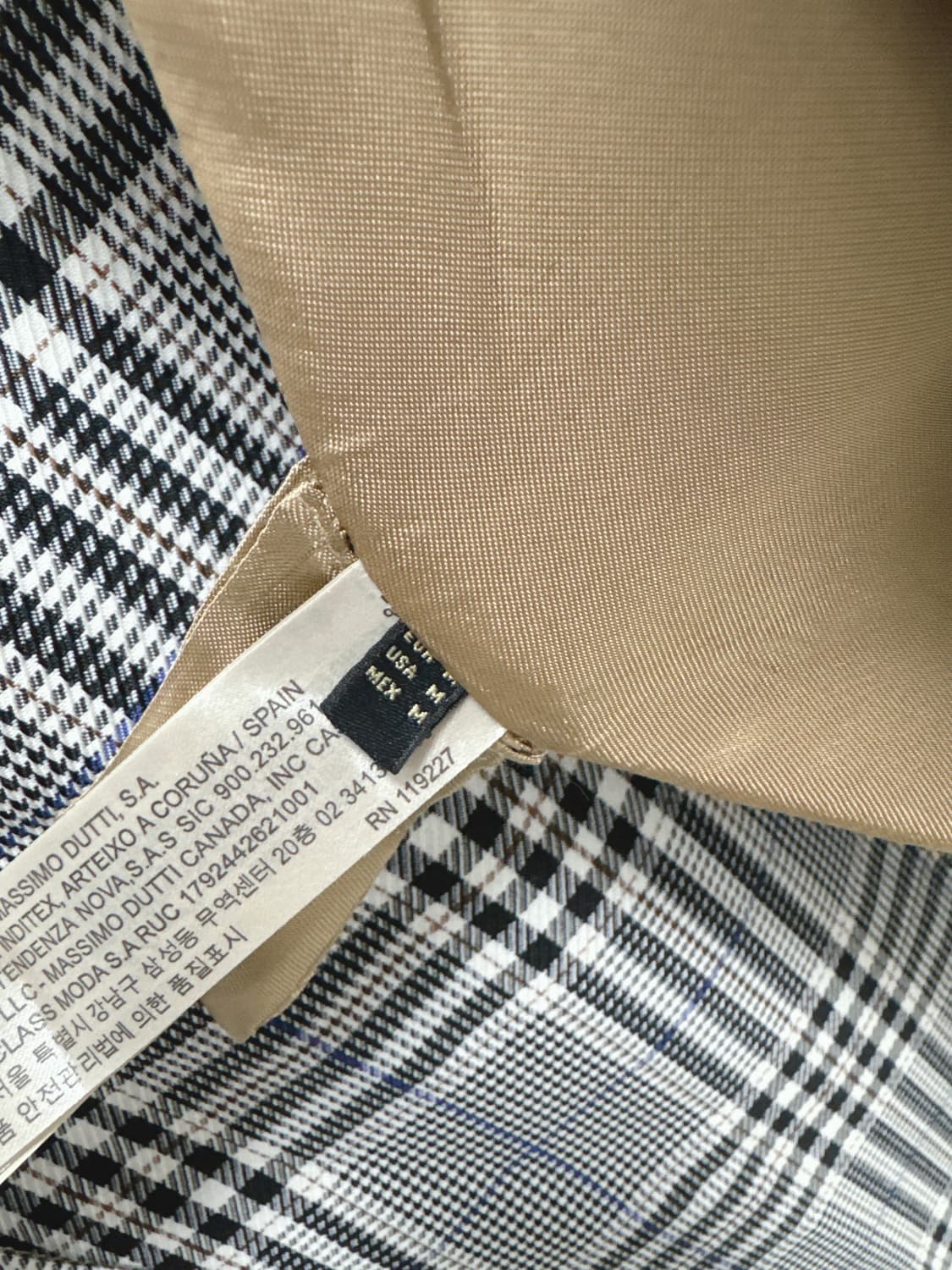 마시모두띠 체크 트렌치코트 상품이미지6