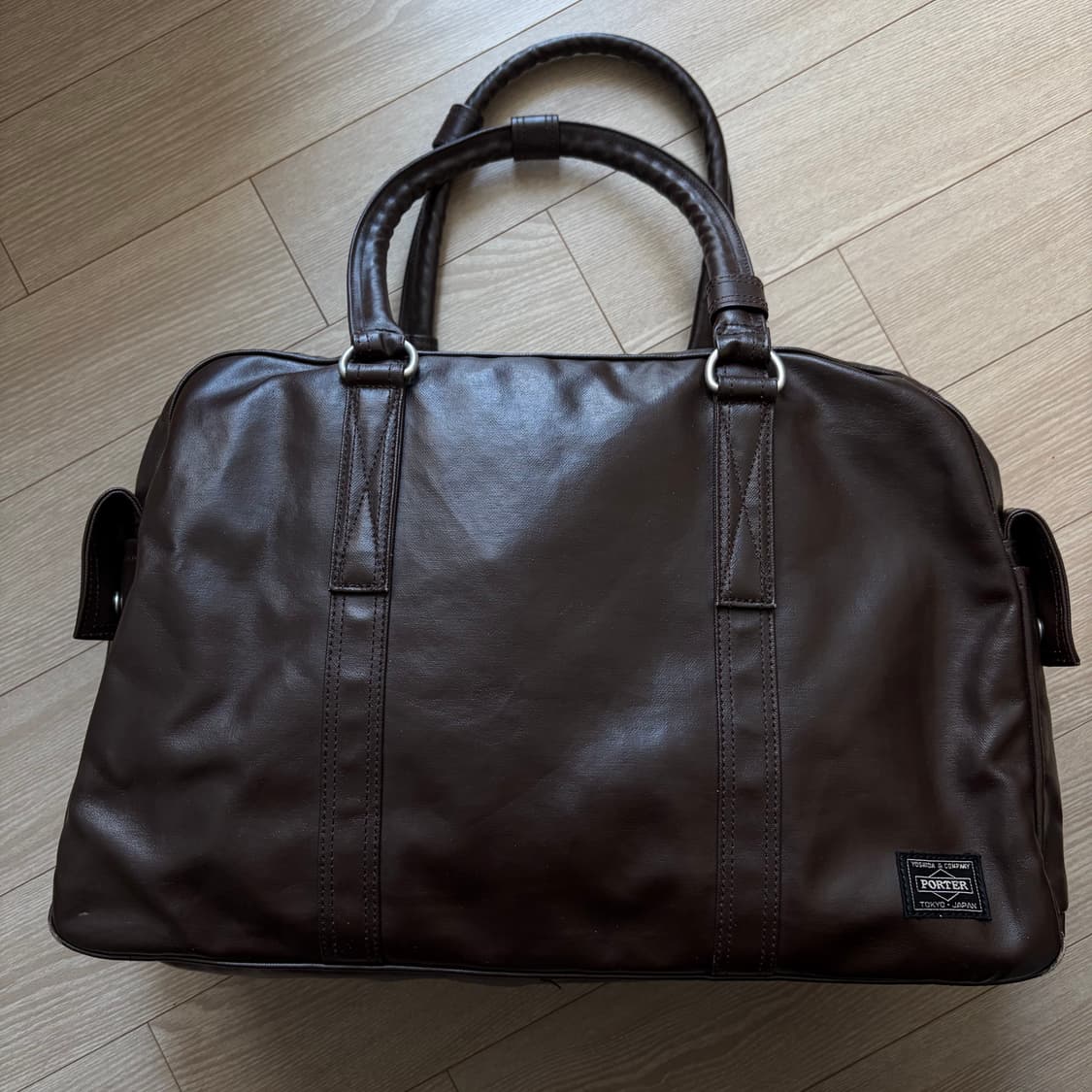 요시다포터 porter 프리스타일 보스턴백 브라운 상품이미지1