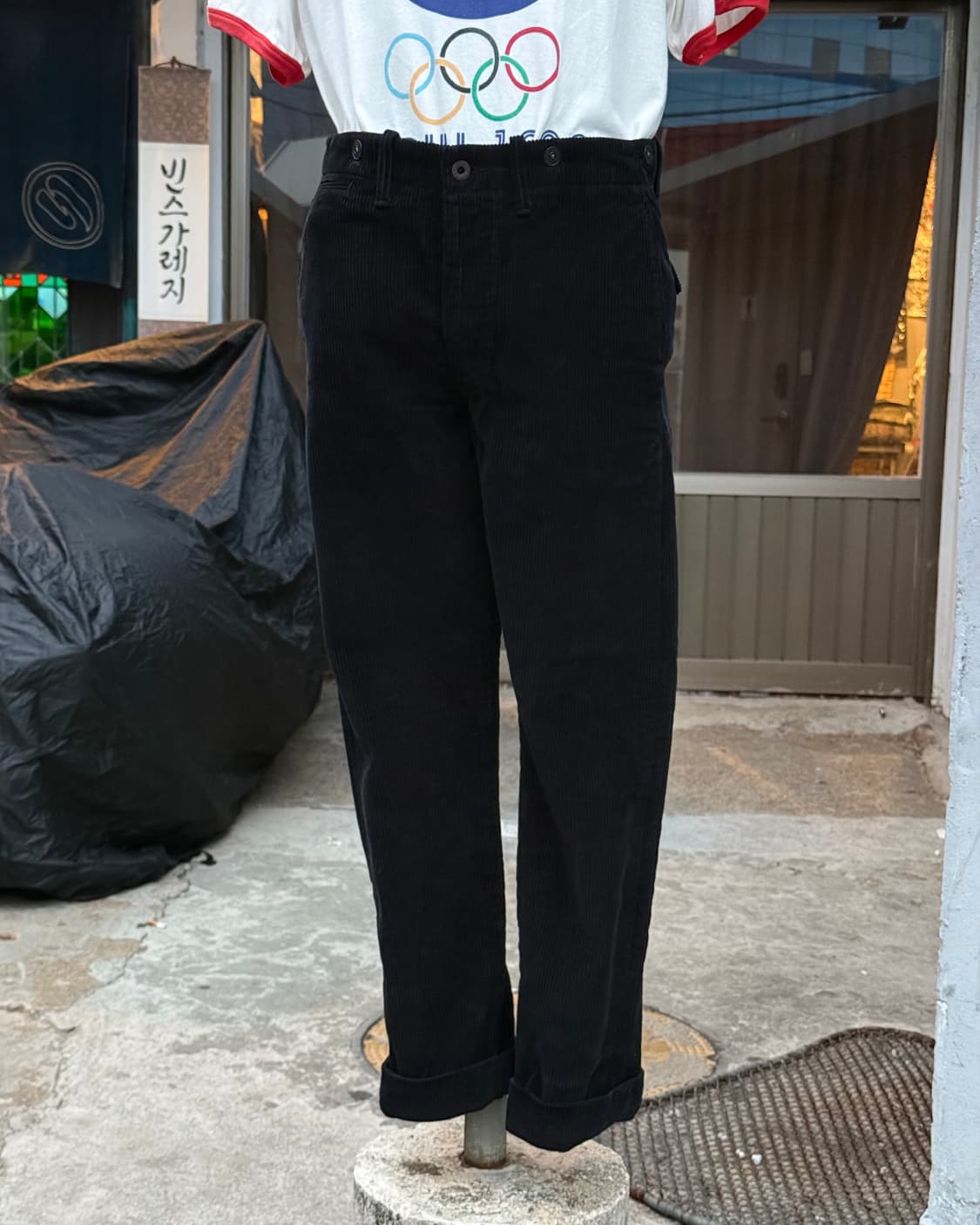 R.R.L 슬림핏 오피서 코듀로이 트라우저 30/30 상품이미지8