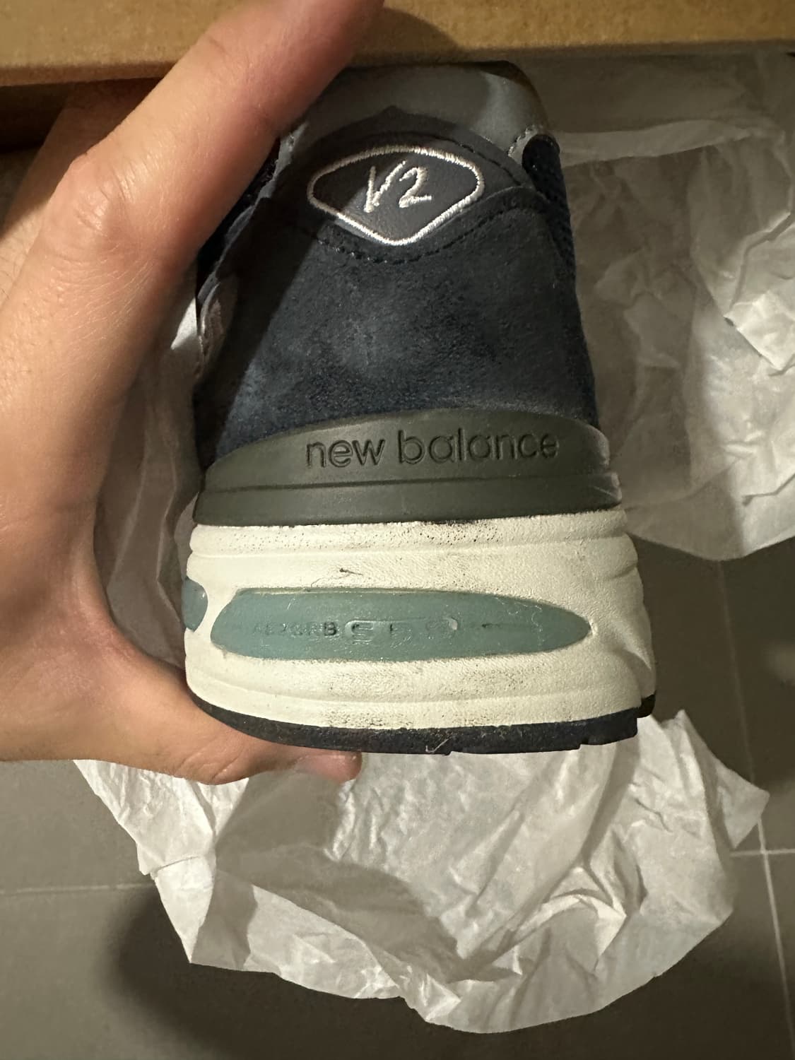 뉴발란스 991v2 다크네이비 275 상품이미지7