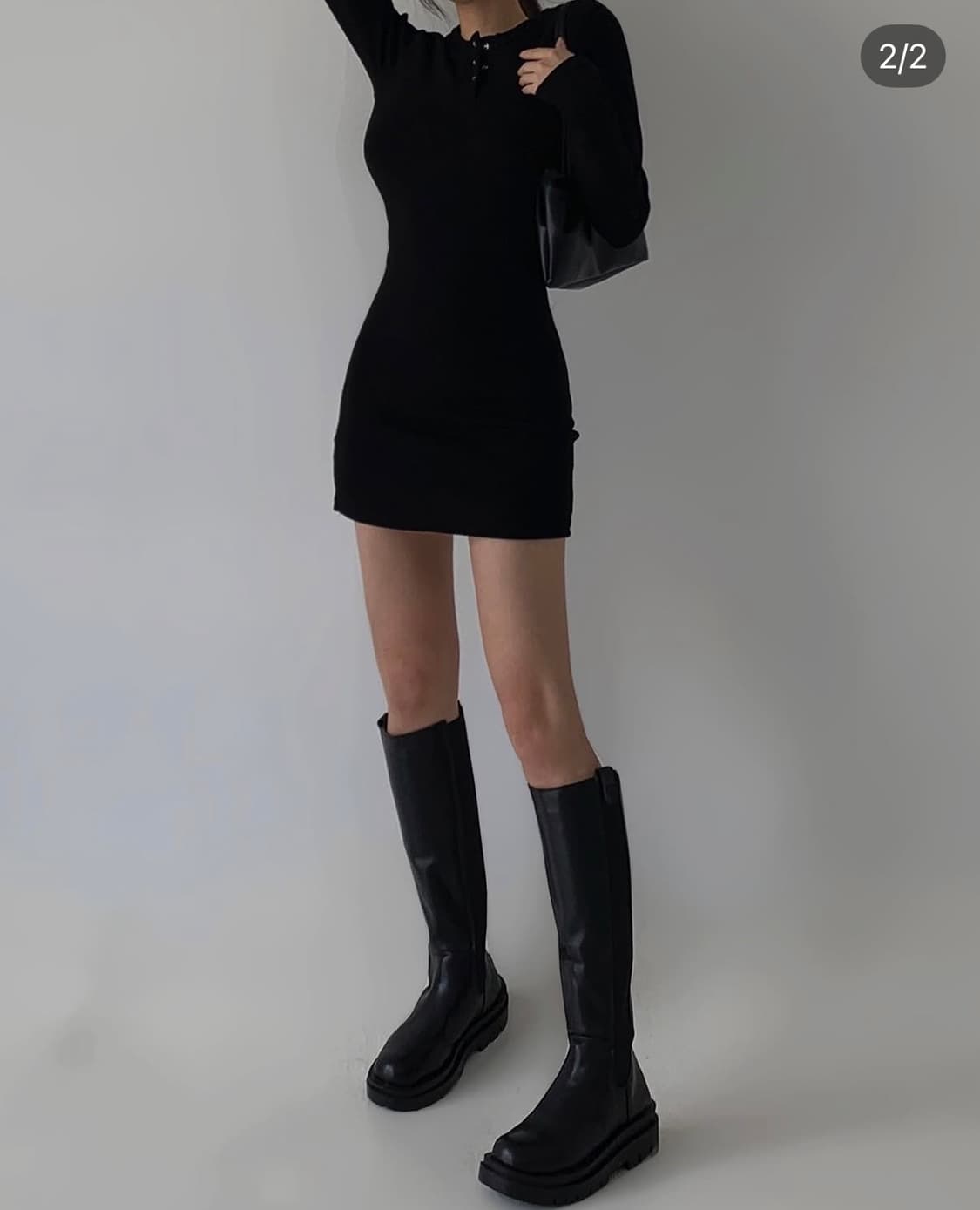 스냅 미니 원피스  상품이미지1