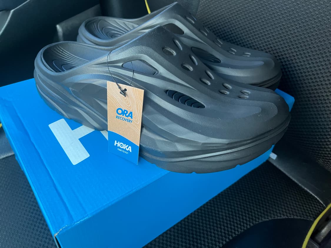 [새상품] 호카 오라 리커버리 뮬 블랙 270 상품이미지1