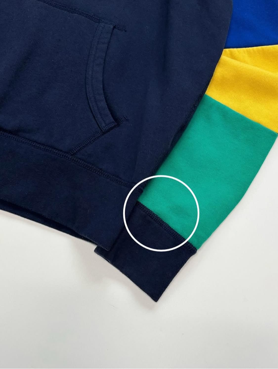 Polo by RalphLauren 폴로 네이비 컬러블록 배색 럭비티 상품이미지6