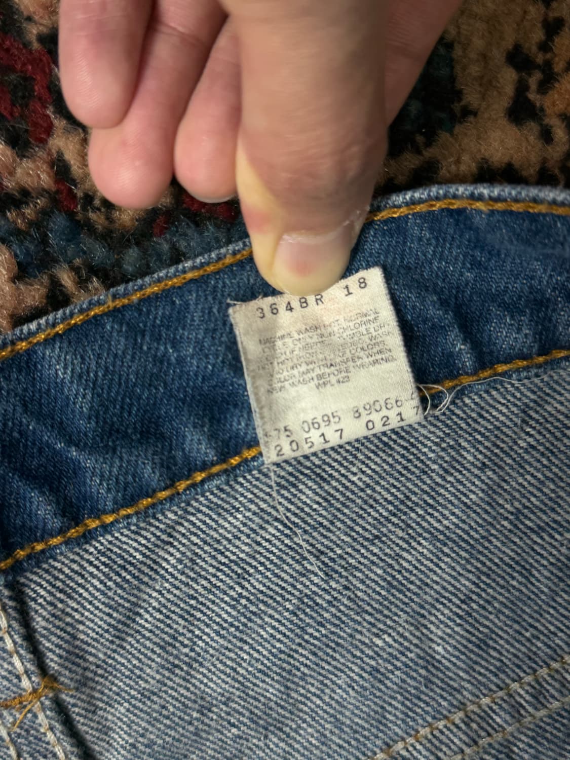 90’s USA 빈티지 리바이스 517 오렌지탭 부츠컷 리바이스 청바지 상품이미지10