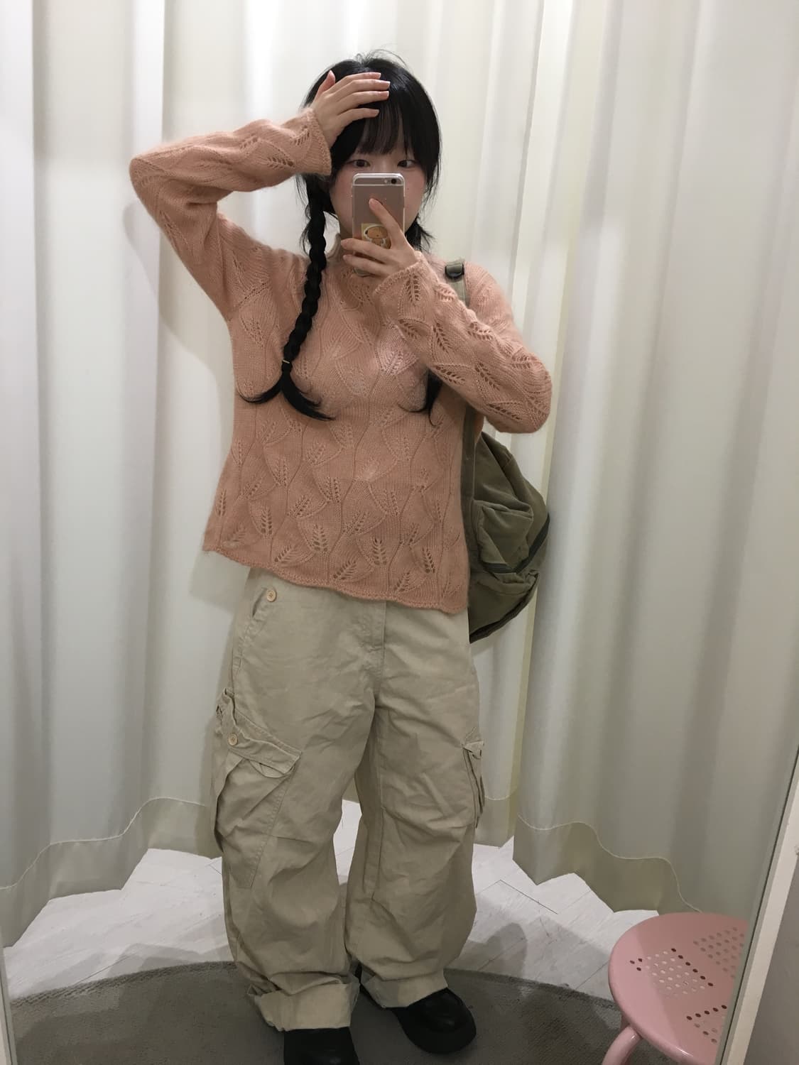 Peach Veil Sweater 상품이미지5