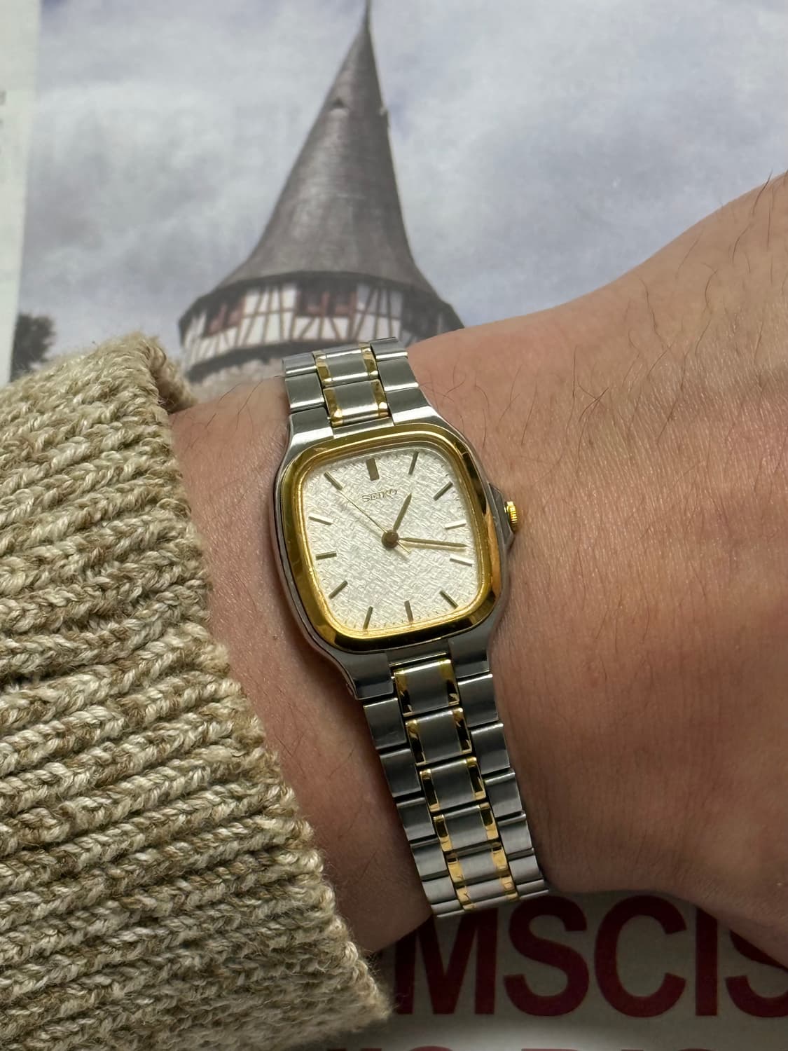 Seiko 세이코 히타치 콤보 스퀘어 쿼츠 상품이미지6