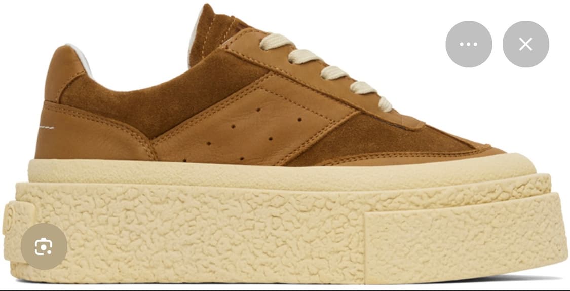 메종마르지엘라 MM6 23SS 브라운 청키 스니커즈 상품이미지1