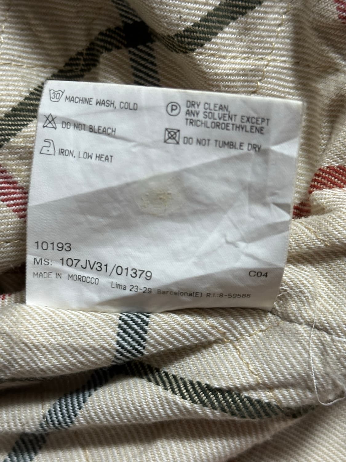 Thomas Burberry 노바체크 집업 자켓  상품이미지5