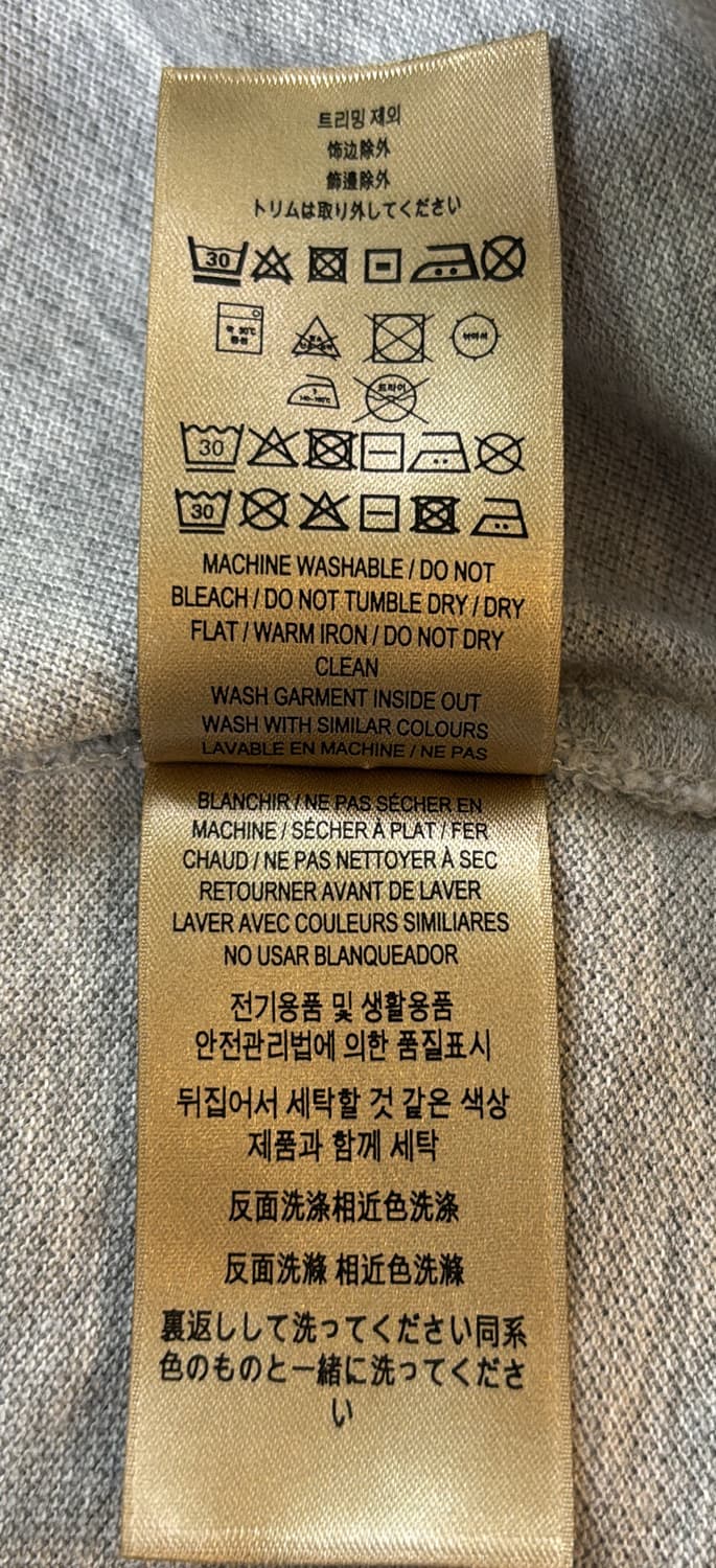 새 상품급 ) 버버리 그레이 폴로 카라 티셔츠 상품이미지7
