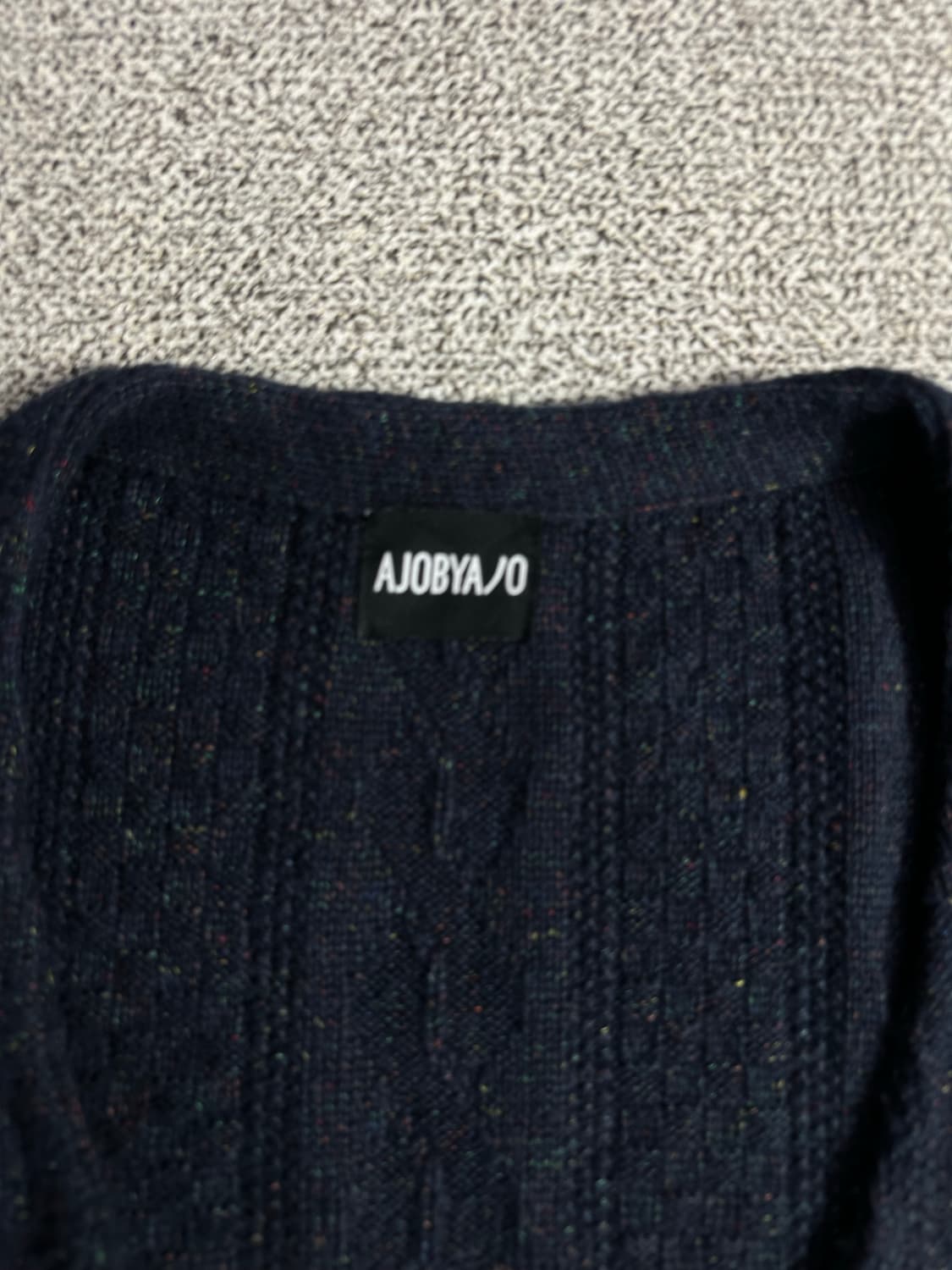 아조바이아조 네이비 가디건 니트 상품이미지3