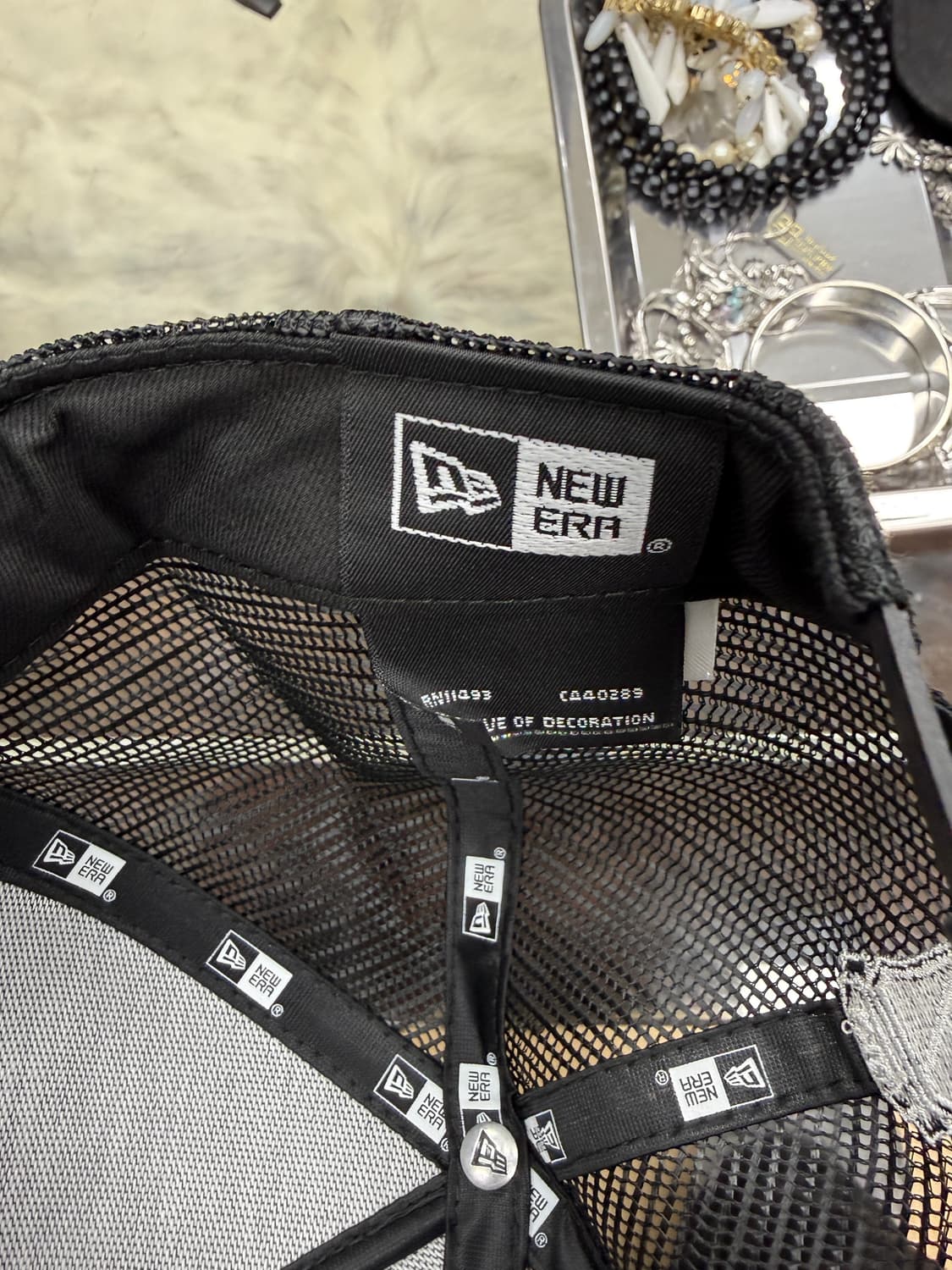 넘버나인 x 뉴에라 N(N) 메쉬 트러커캡 상품이미지4