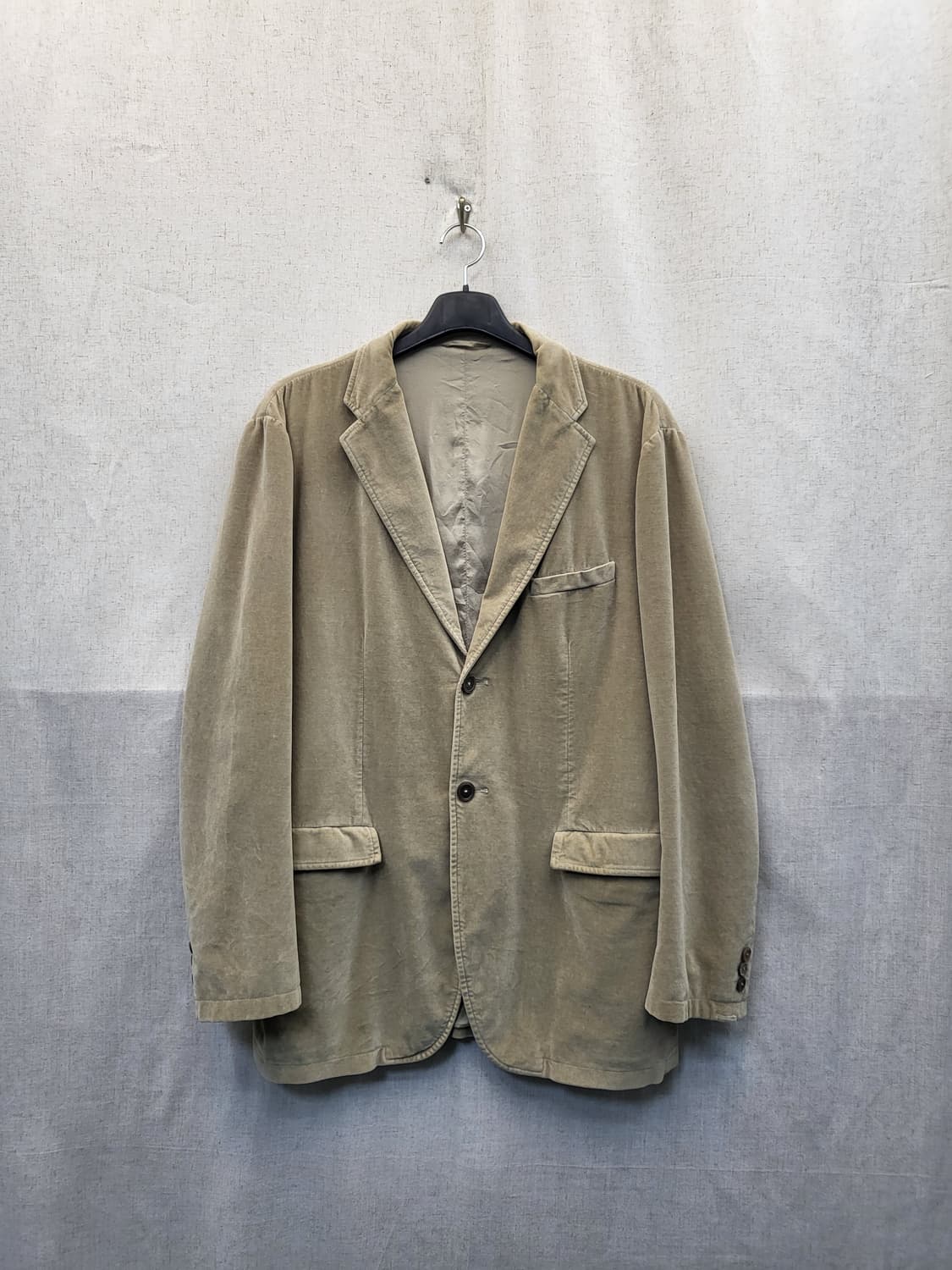 jil sander 질샌더 베이지 밸벳 자켓 상품이미지1