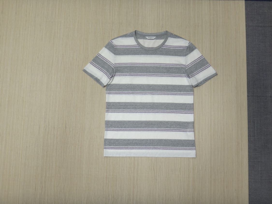 (L/100) BEANPOLE 빈폴 린넨혼방 그레이 반팔티 상품이미지1