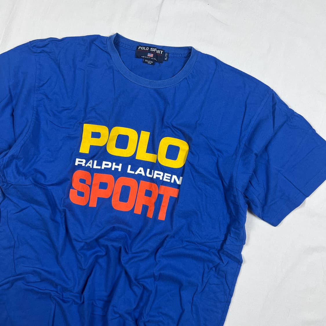 90’s 폴로스포츠 polo sport 스펠아웃 프린트 반팔티 상품이미지2