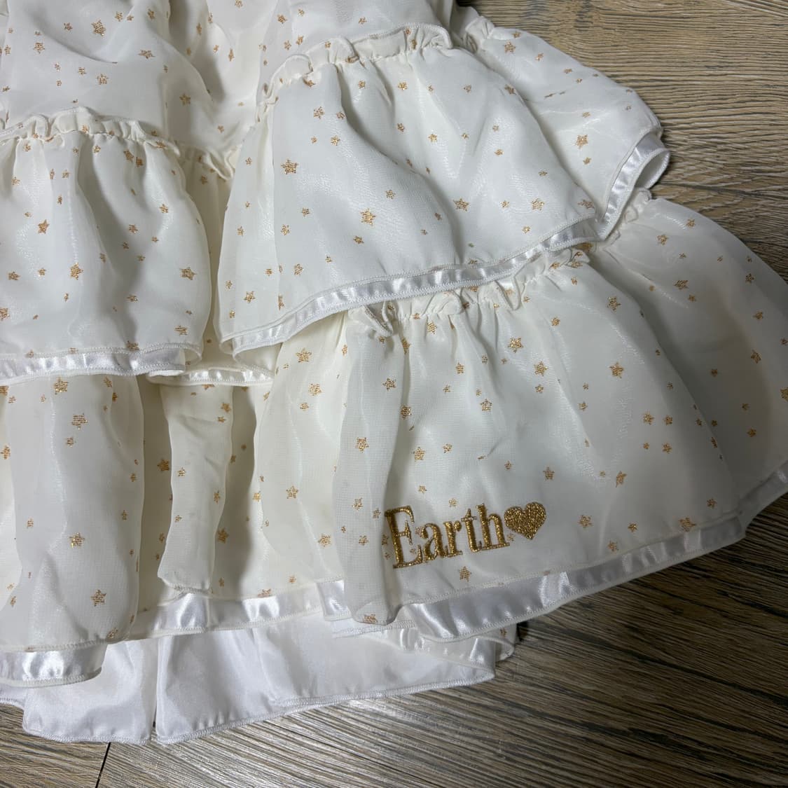 어스뮤직 캉캉치마 화이트 스커트 치마 갸루  상품이미지2