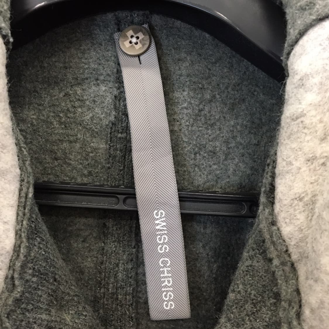 스위스크리스 이태리 울 후드코트 90 사이즈  상품이미지5