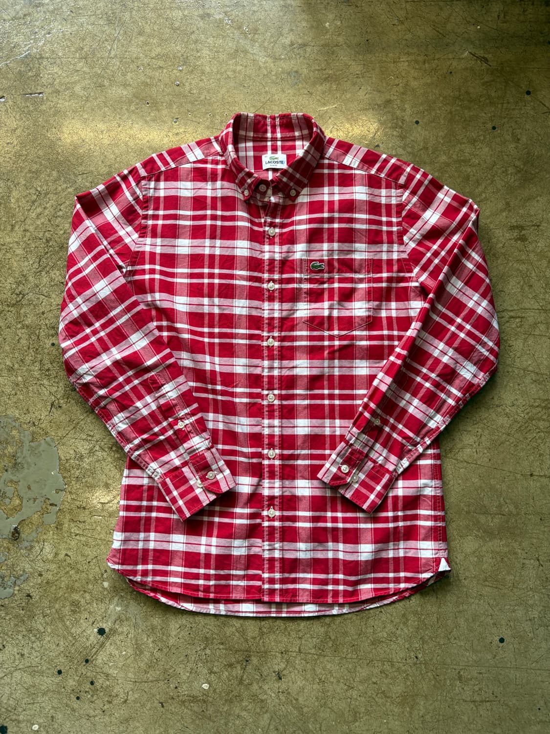 라코스테 체크 셔츠 상품이미지1