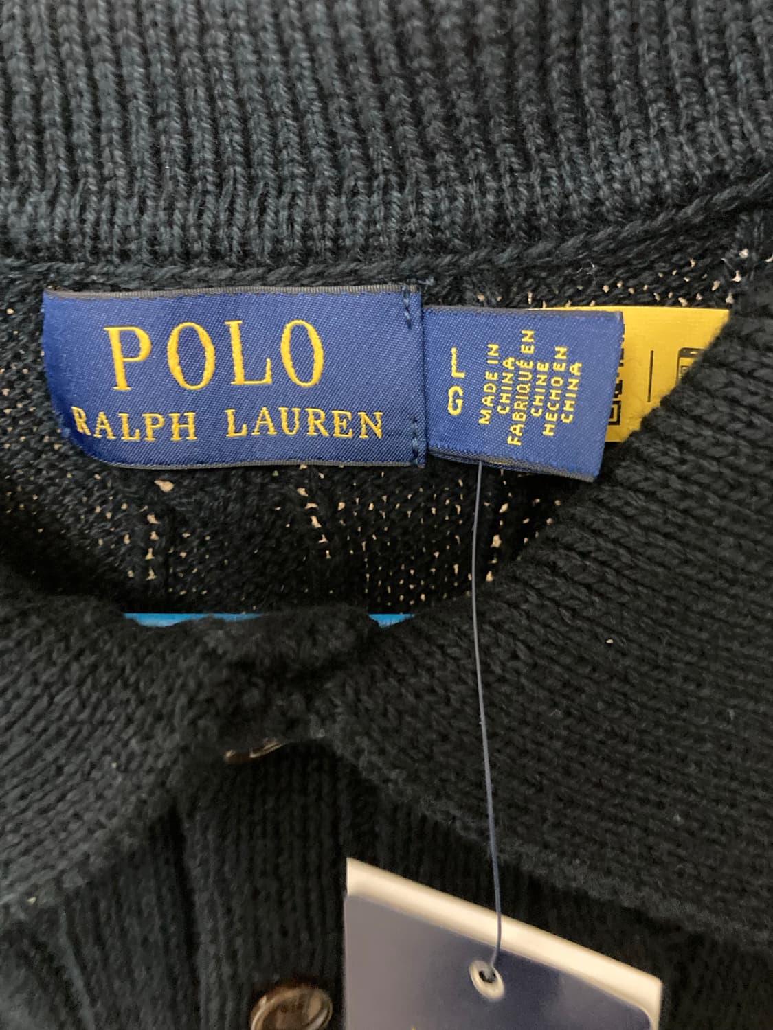 폴로 반팔니트 새상품 L 큐알인증정품 상품이미지3
