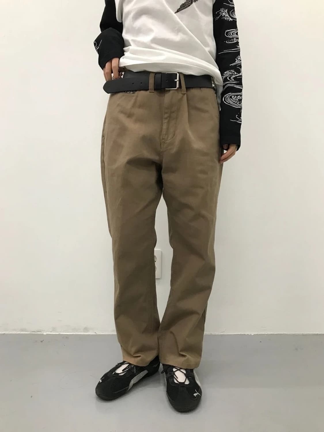 Japanese Detail Beige Pants 상품이미지1