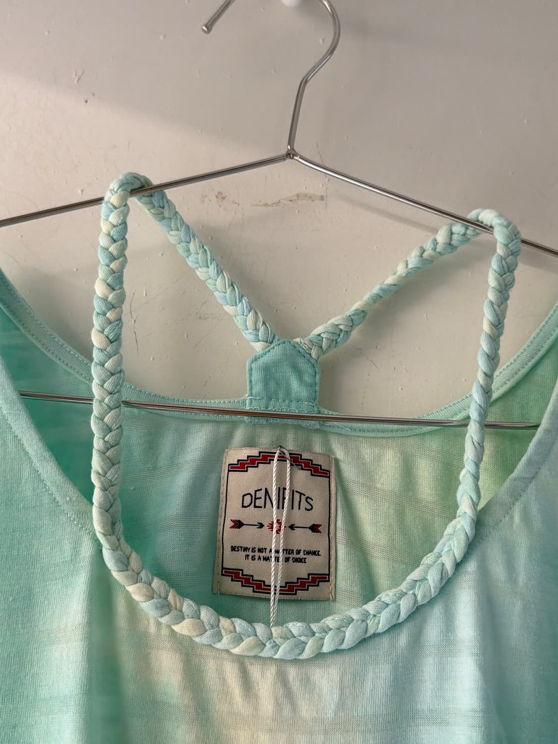 일본빈티지 에스닉 모리 슬리브리스 나시 상품이미지3