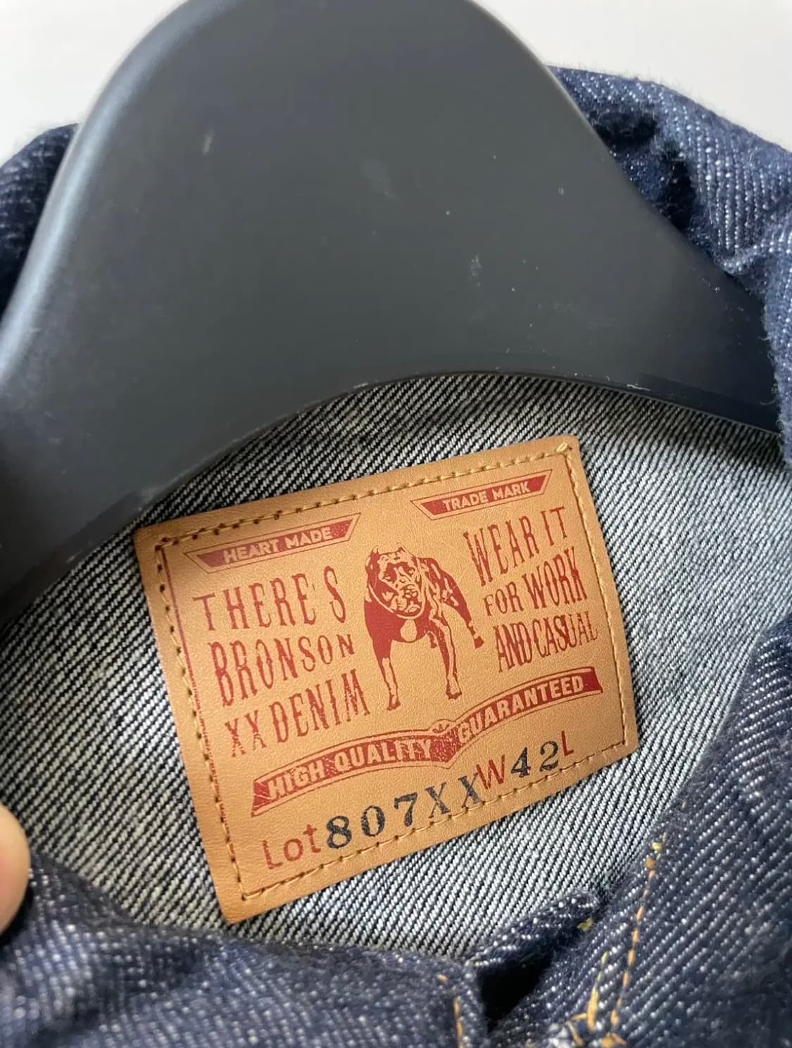 브론슨 807xx 셀비지 데님 자켓 2세대 (42) XL 상품이미지3