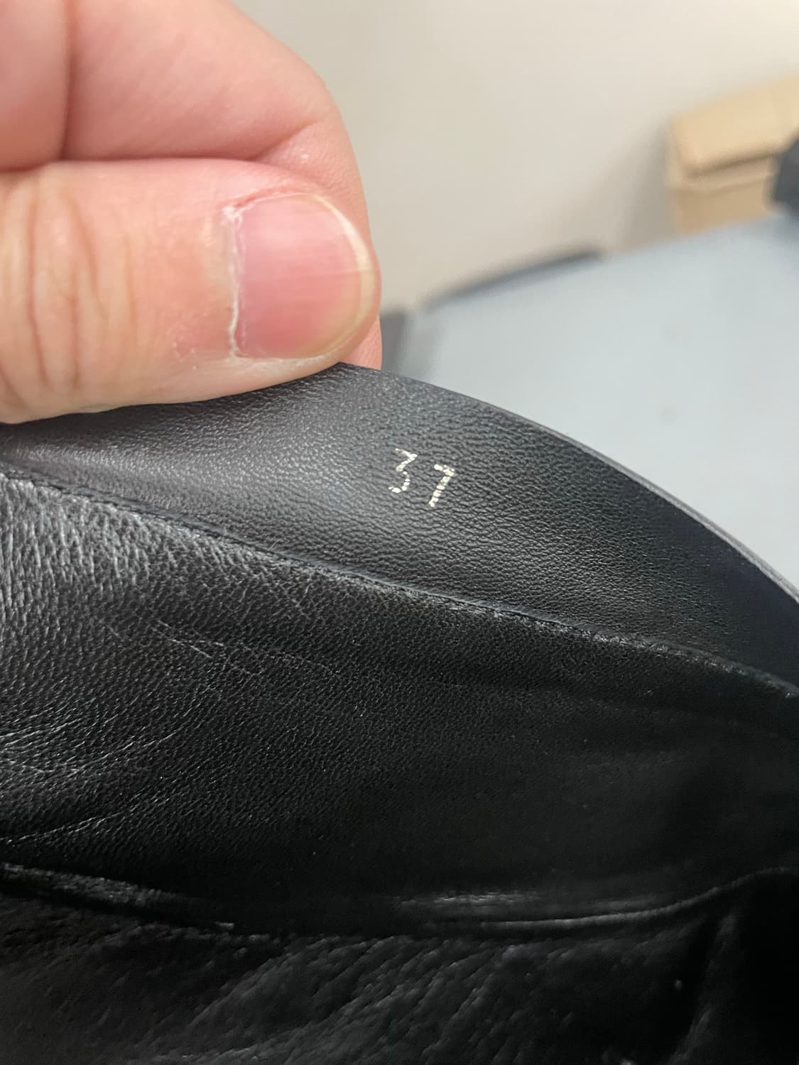 프라다 레더 니 하이 버클 레이디 부츠 EU37 상품이미지7